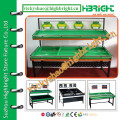 high quality acrylic full set island rack for vegetable and fruits